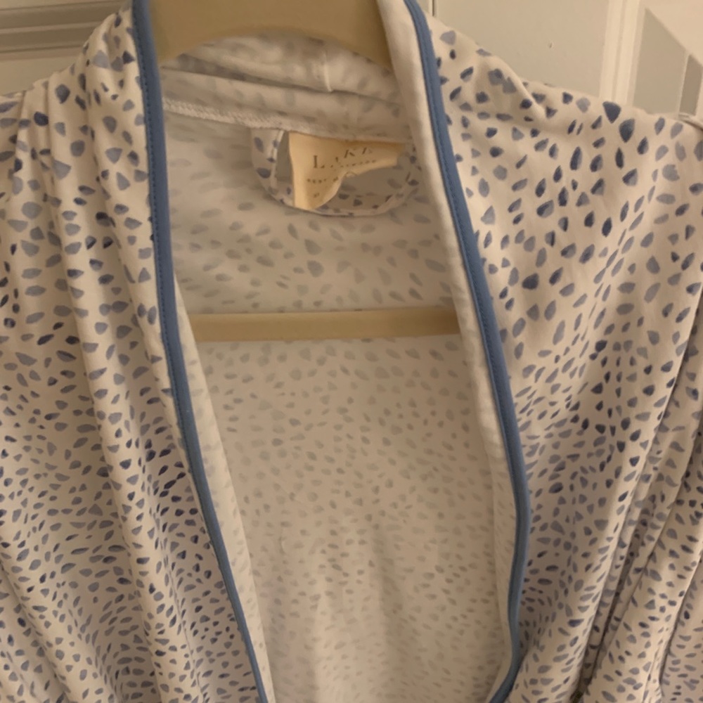 Pima cotton robe